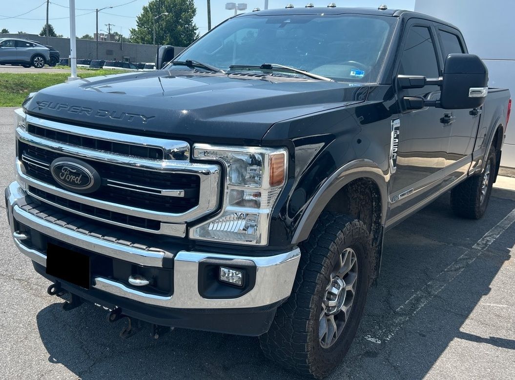 Agate Black Metallic 2022 Ford F-250 Super Duty Pickup Truck Four-Wheel Drive Automatic