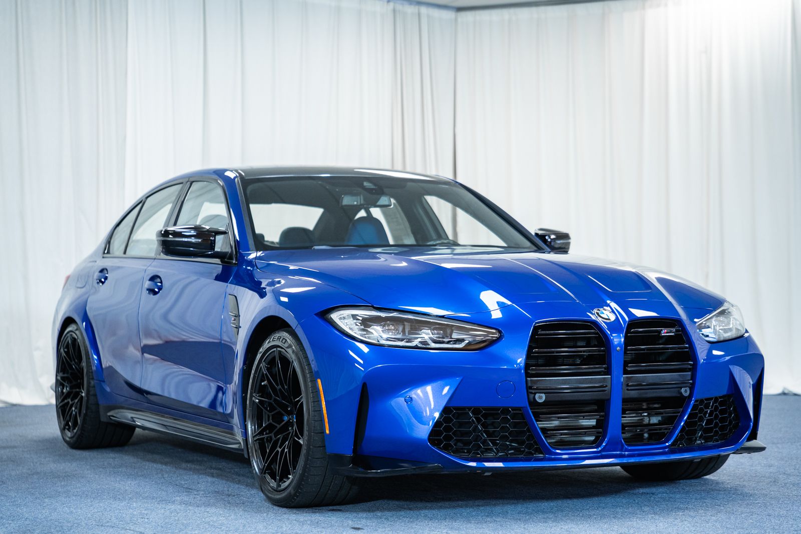 Portimao Blue Metallic 2024 BMW M3 Sedan All-Wheel Drive 8-Speed Automatic