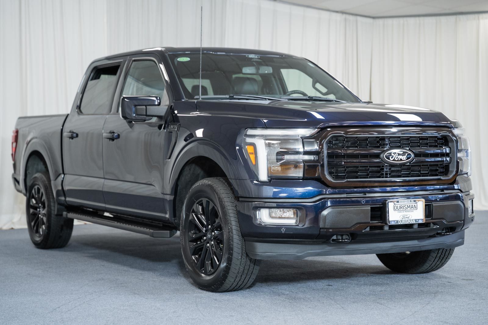 Antimatter Blue Metallic 2024 Ford F-150 Pickup Truck Four-Wheel Drive Automatic