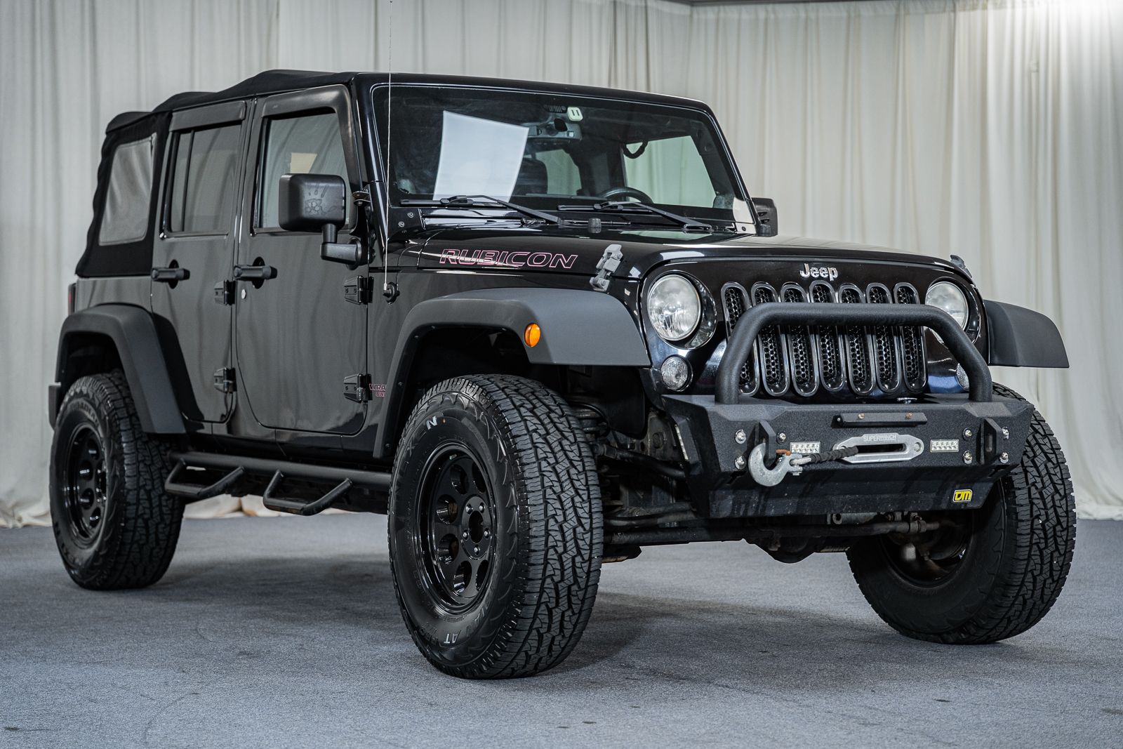 Black Clearcoat 2014 Jeep Wrangler Unlimited Rubicon 4WD SUV / Crossover Four-Wheel Drive 5-Speed Automatic