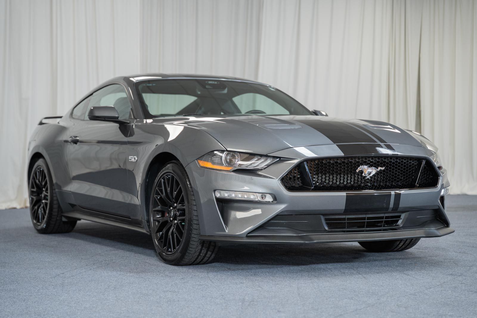 Carbonized Gray Metallic 2023 Ford Mustang Coupe Rear-Wheel Drive 6-Speed Manual