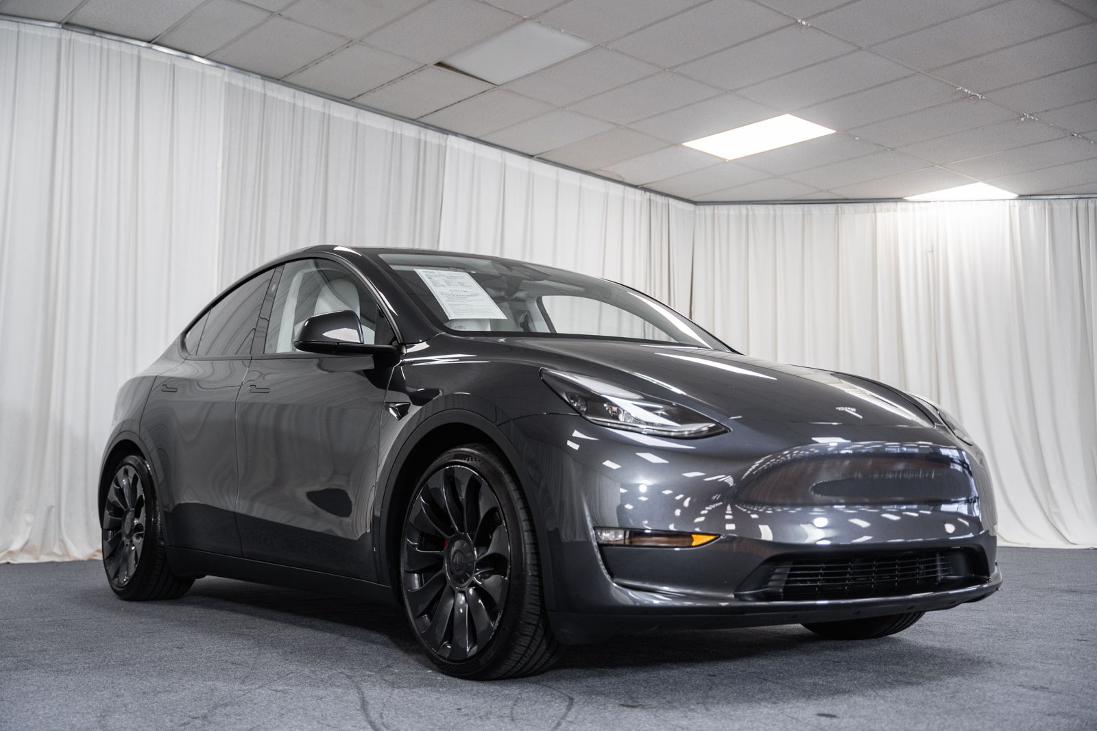 Stealth Gray 2024 Tesla Model Y SUV / Crossover All-Wheel Drive 1-Speed Automatic