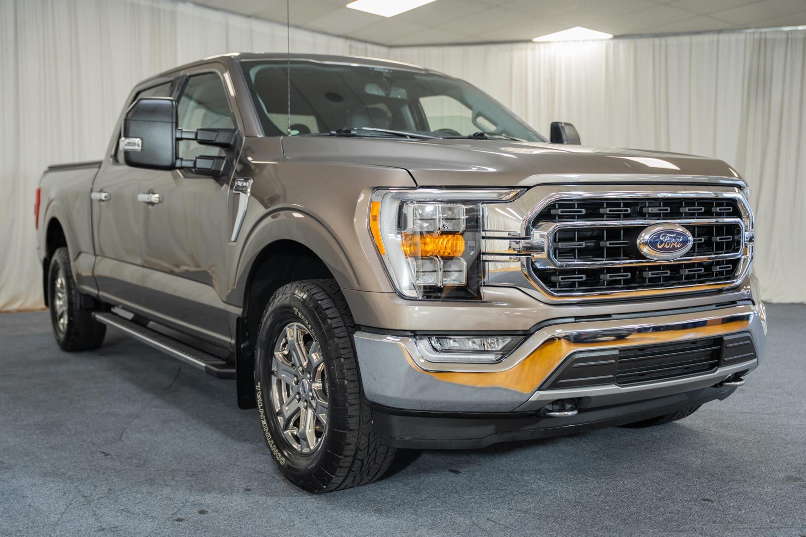 Stone Gray Metallic 2021 Ford F-150 Pickup Truck Four-Wheel Drive Automatic