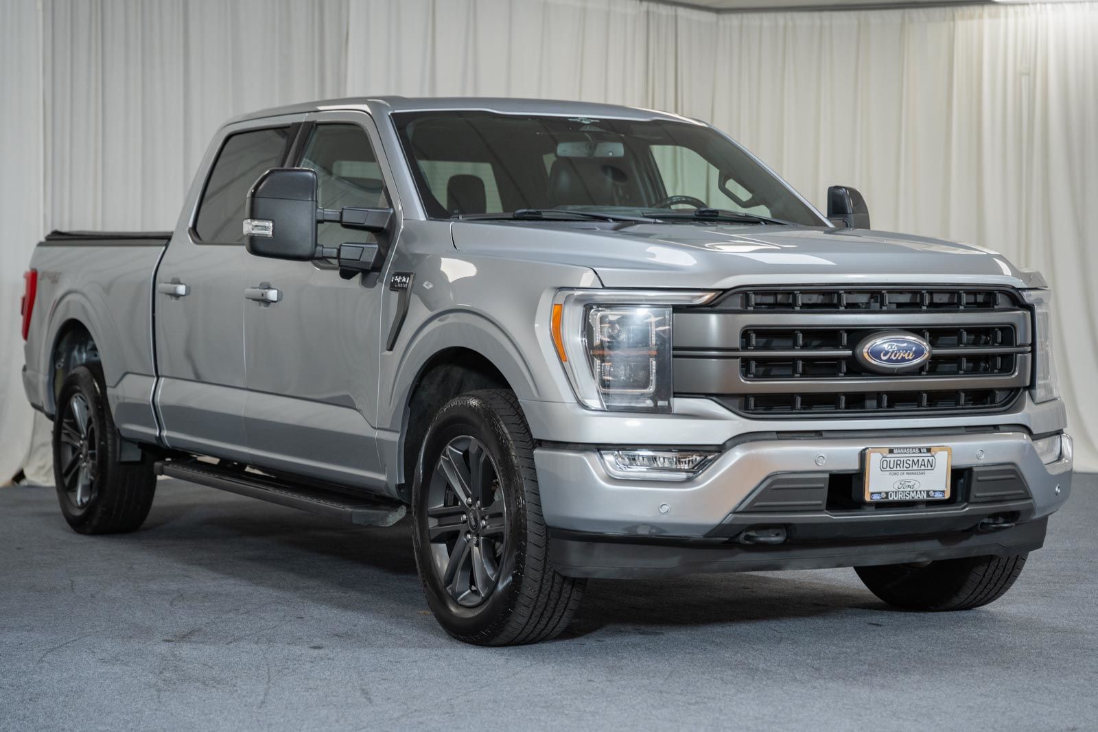 Iconic Silver Metallic 2023 Ford F-150 Pickup Truck Four-Wheel Drive Automatic