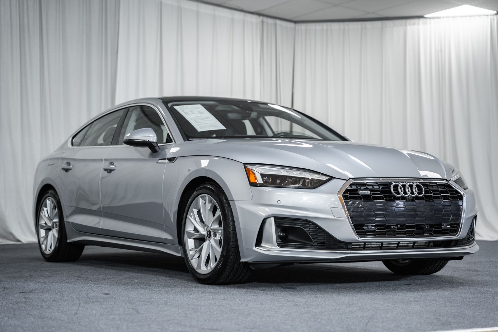 Florett Silver Metallic 2023 Audi A5 Sportback Sedan All-Wheel Drive 7-Speed Automatic