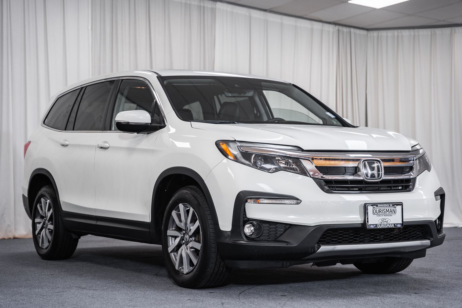 White Diamond Pearl 2019 Honda Pilot EX-L AWD with Navigation and RES SUV / Crossover All-Wheel Drive 6-Speed Automatic