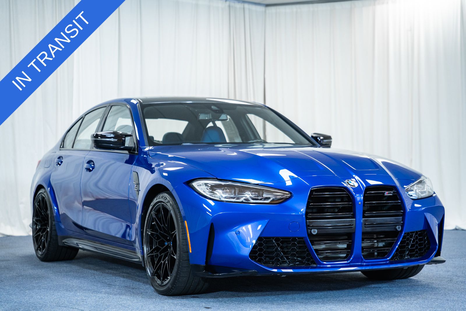 Portimao Blue Metallic 2024 BMW M3 Competition xDrive AWD Sedan All-Wheel Drive 8-Speed Automatic