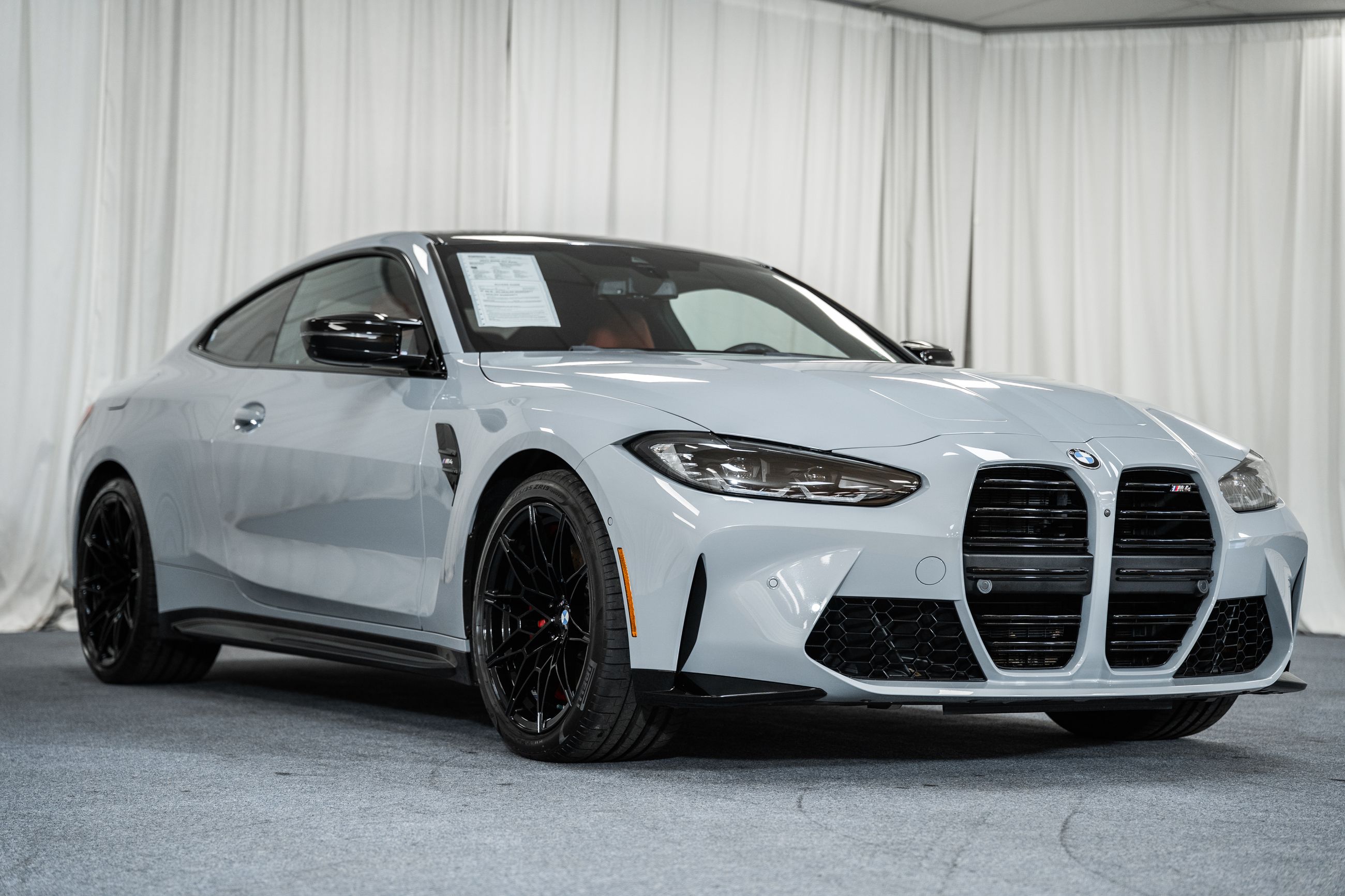 Brooklyn Gray Metallic 2024 BMW M4 Coupe RWD Coupe Rear-Wheel Drive 6-Speed Manual