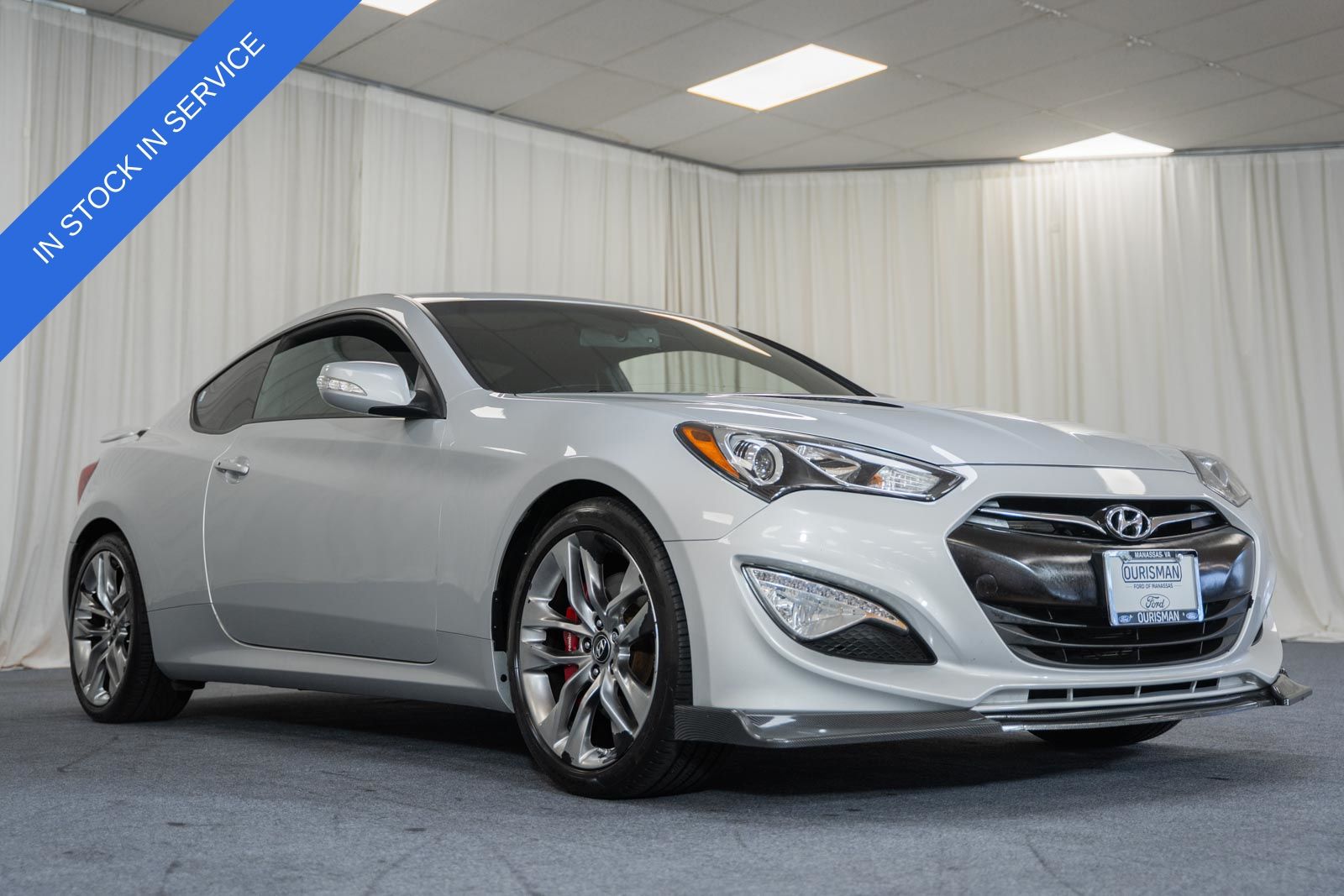 Santiago Silver 2015 Hyundai Genesis Coupe 3.8 Ultimate RWD Coupe Rear-Wheel Drive 6-Speed Manual