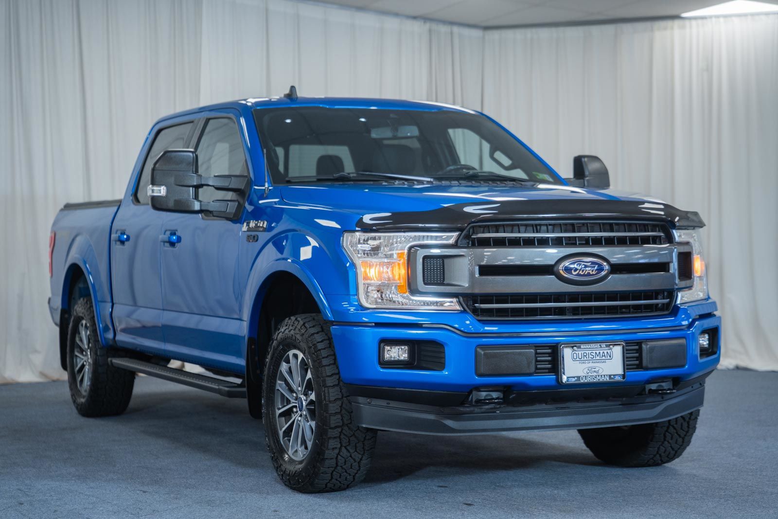 Velocity Blue Metallic 2020 Ford F-150 XLT SuperCrew 4WD Pickup Truck Four-Wheel Drive Automatic