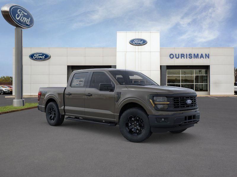 Gray 2026 Ford F-150 STX 4dr SuperCrew 4WD Pickup Truck Four-Wheel Drive Automatic