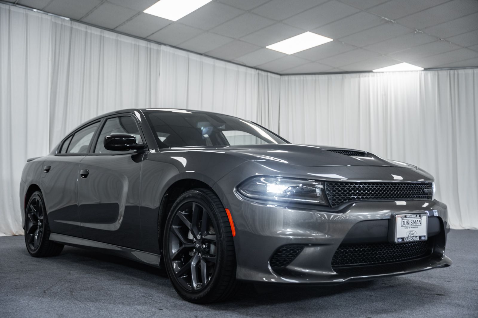Gray (Granite Pearlcoat) 2023 Dodge Charger GT RWD Sedan Rear-Wheel Drive 8-Speed Automatic
