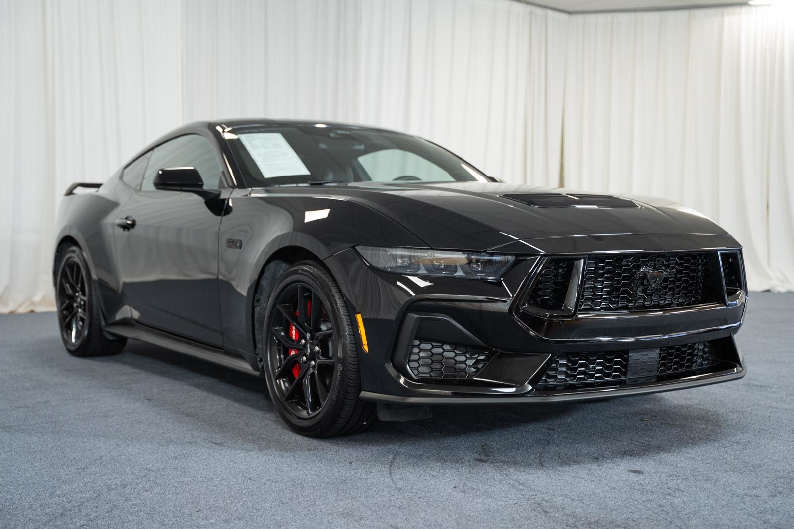 Shadow Black 2025 Ford Mustang Coupe Rear-Wheel Drive 6-Speed Manual