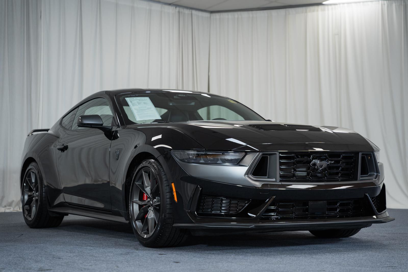 Shadow Black 2026 Ford Mustang Coupe Rear-Wheel Drive 6-Speed Manual