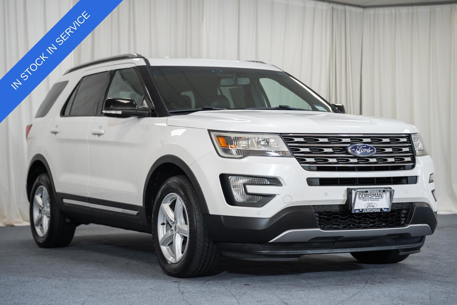 White Platinum Metallic Tri-Coat 2016 Ford Explorer SUV / Crossover All-Wheel Drive 6-Speed Automatic