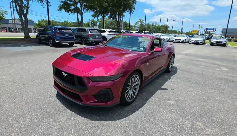 Pink (Molten Magenta Metallic Tri-Coat) 2025 Ford Mustang Coupe Rear-Wheel Drive Automatic