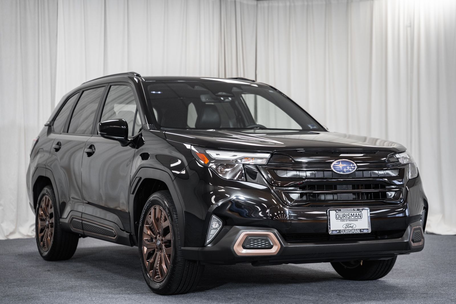 Crystal Black Silica 2025 Subaru Forester SUV / Crossover All-Wheel Drive Continuously Variable Transmission