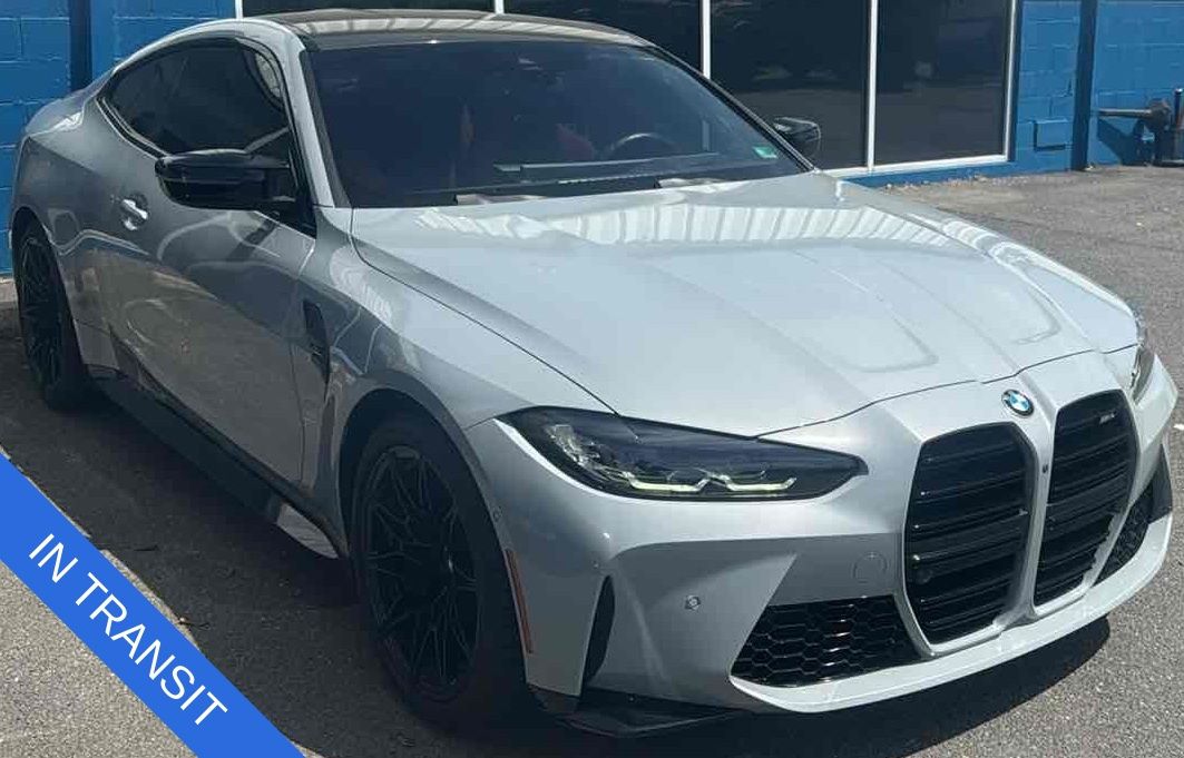 Brooklyn Gray Metallic 2024 BMW M4 Coupe RWD Coupe Rear-Wheel Drive 6-Speed Manual