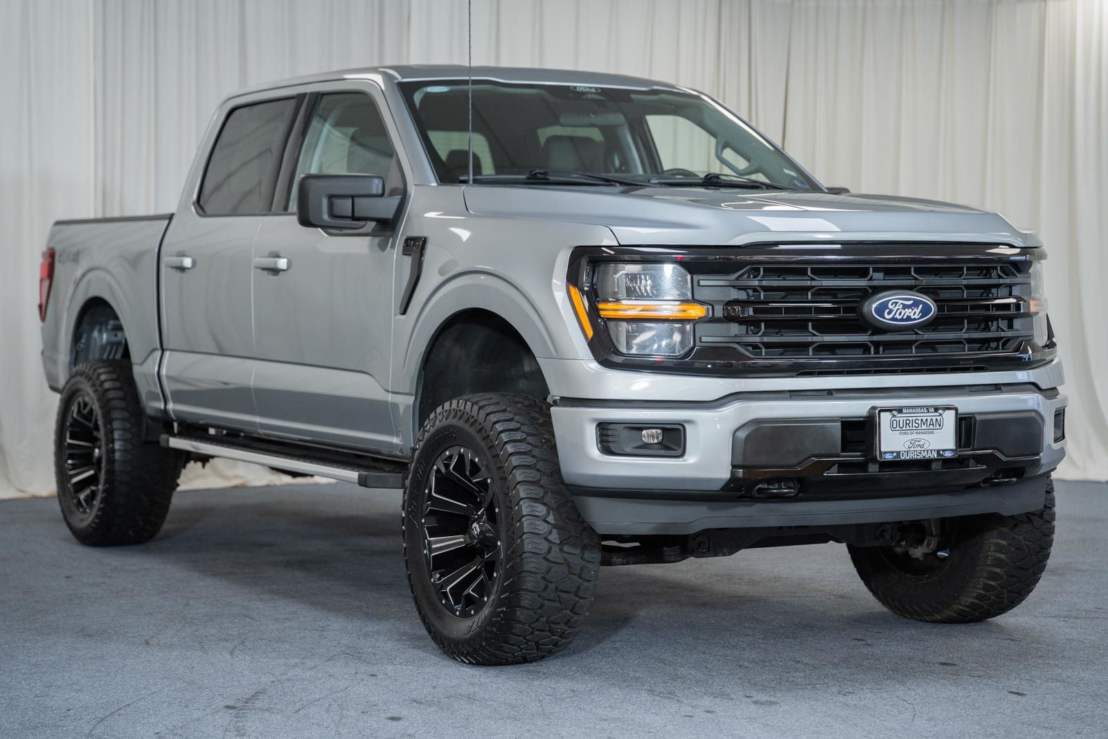 Iconic Silver Metallic 2025 Ford F-150 Pickup Truck Four-Wheel Drive Automatic
