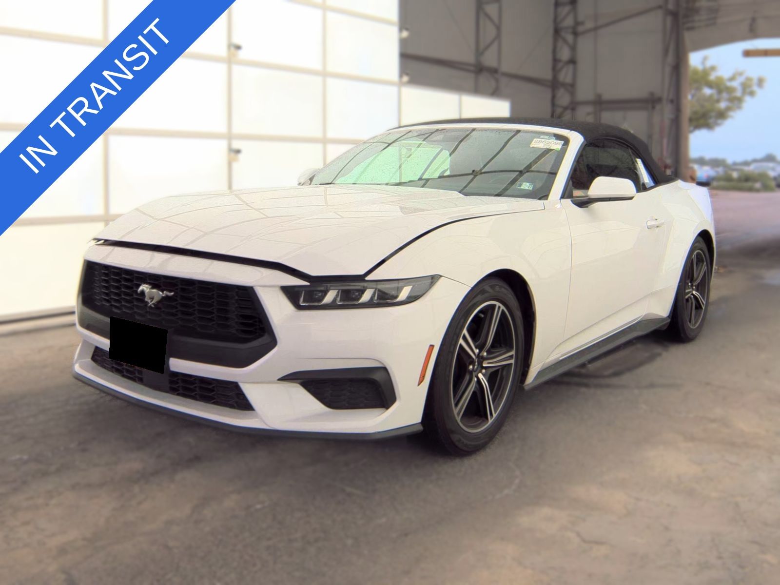Oxford White 2024 Ford Mustang Convertible Rear-Wheel Drive Automatic