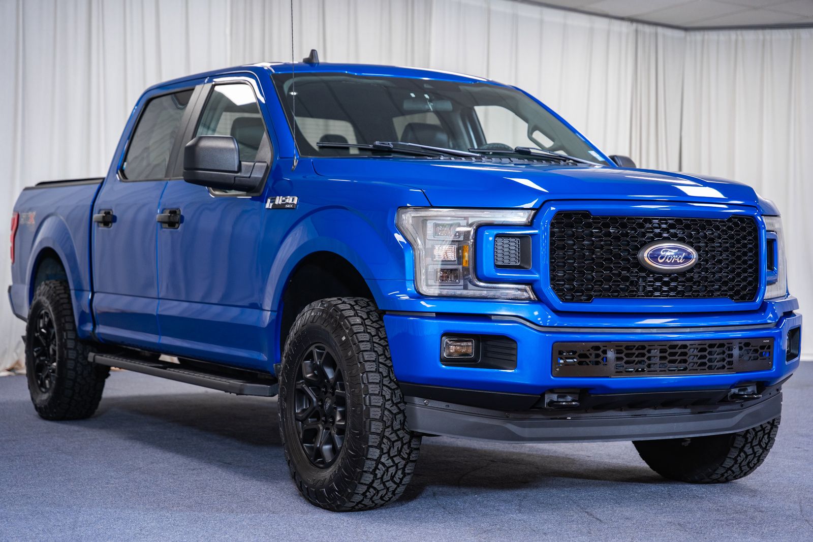Velocity Blue Metallic 2020 Ford F-150 XL SuperCrew 4WD Pickup Truck Four-Wheel Drive Automatic