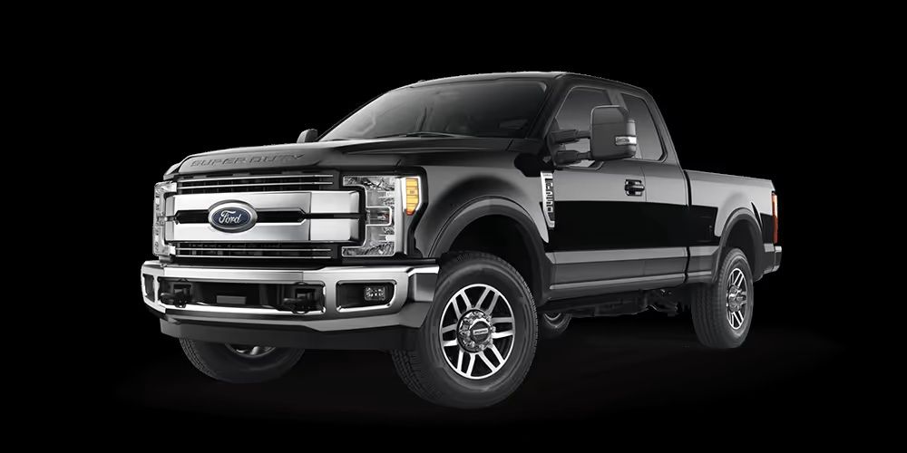 Shadow Black 2017 Ford F-350 Super Duty Pickup Truck Four-Wheel Drive 6-Speed Automatic