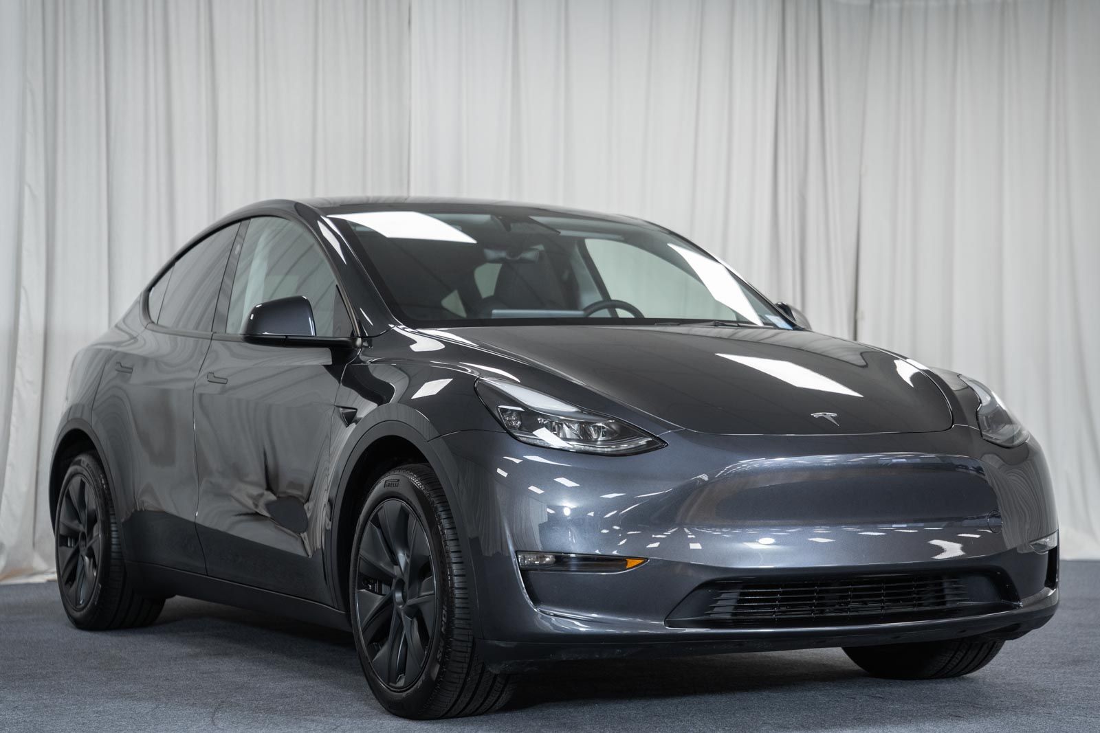 Stealth Gray 2024 Tesla Model Y Long Range AWD SUV / Crossover All-Wheel Drive 1-Speed Automatic
