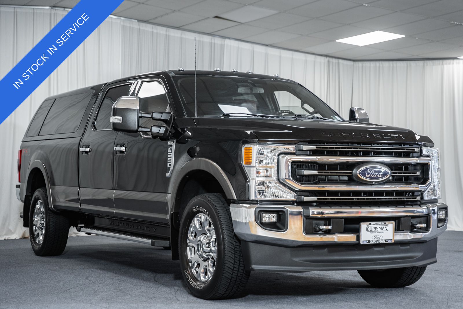 Agate Black Metallic 2022 Ford F-250 Super Duty Pickup Truck Four-Wheel Drive Automatic