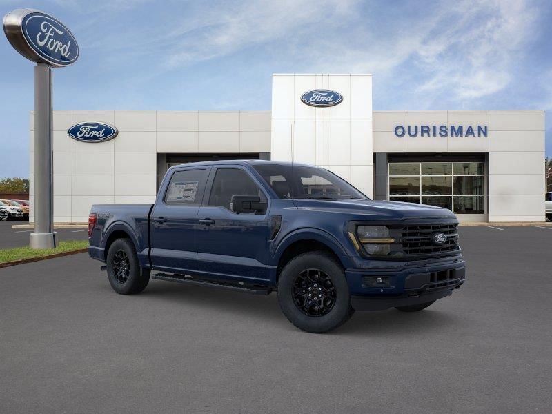 Antimatter Blue Metallic 2026 Ford F-150 XLT SuperCrew 4WD Pickup Truck Four-Wheel Drive Automatic