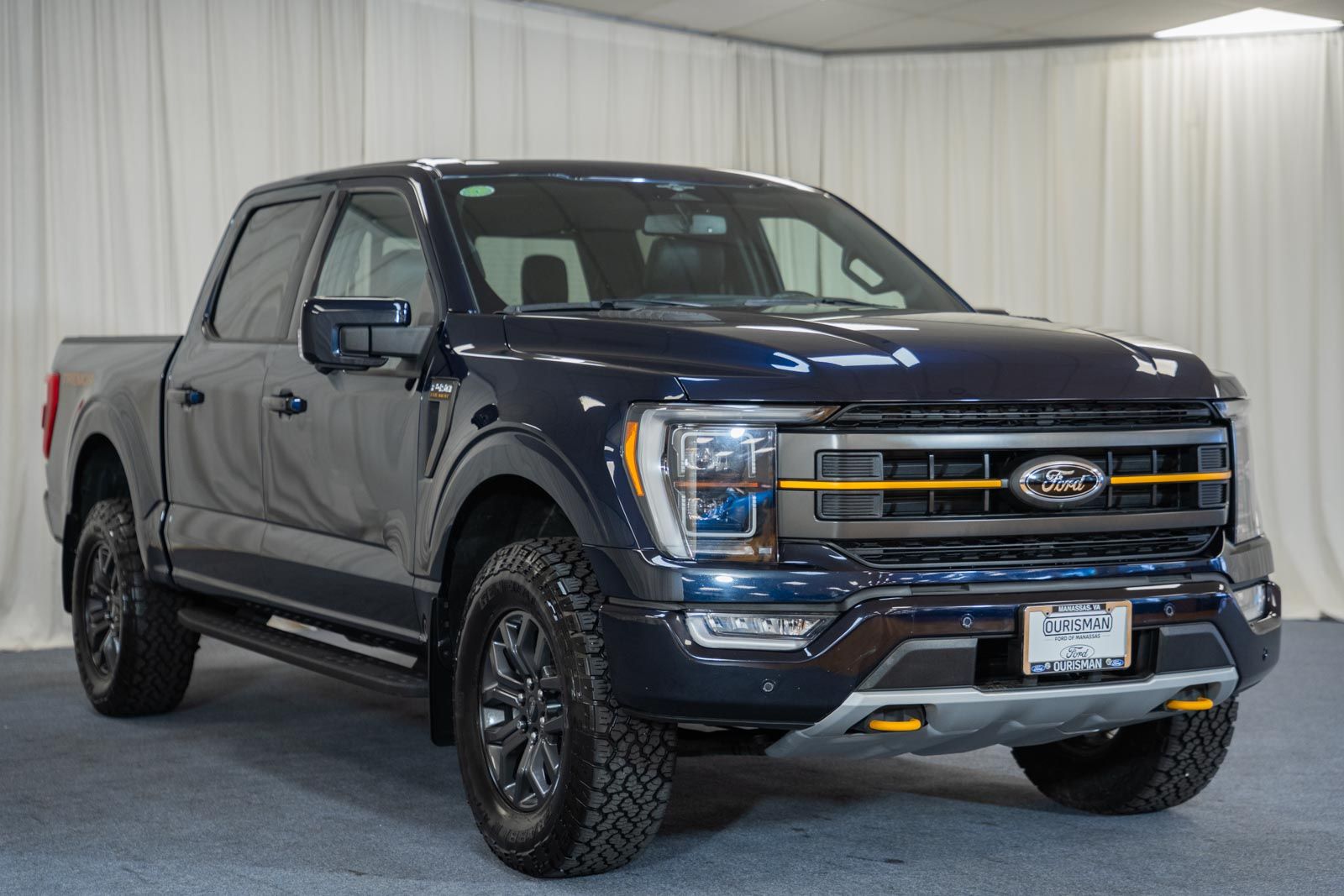 Antimatter Blue Metallic 2023 Ford F-150 Tremor SuperCrew 4WD Pickup Truck Four-Wheel Drive Automatic