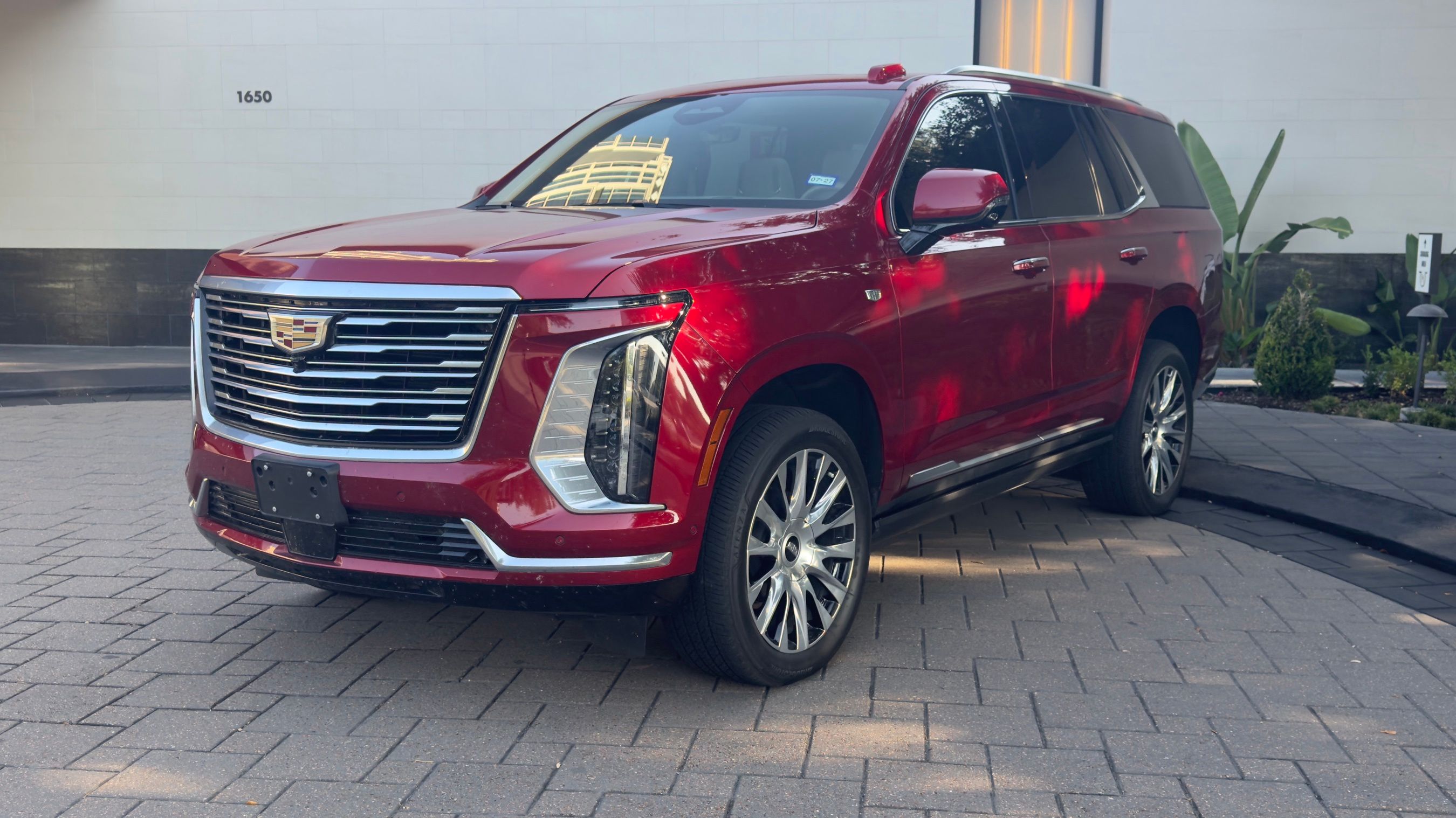 Radiant Red Tintcoat 2025 Cadillac Escalade SUV / Crossover Four-Wheel Drive Automatic