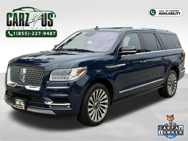 Blue 2019 Lincoln Navigator SUV / Crossover Four-Wheel Drive Automatic
