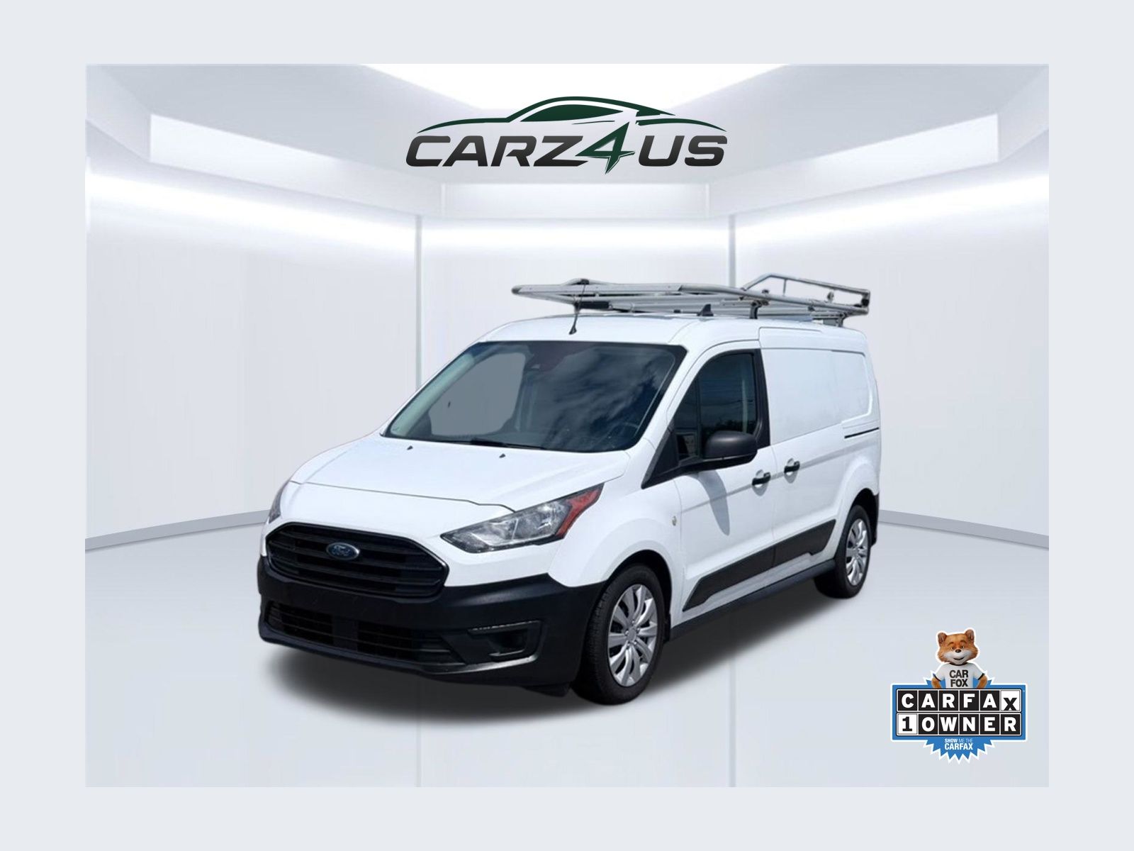 Frozen White 2020 Ford Transit Connect Van Front-Wheel Drive 8-Speed Automatic
