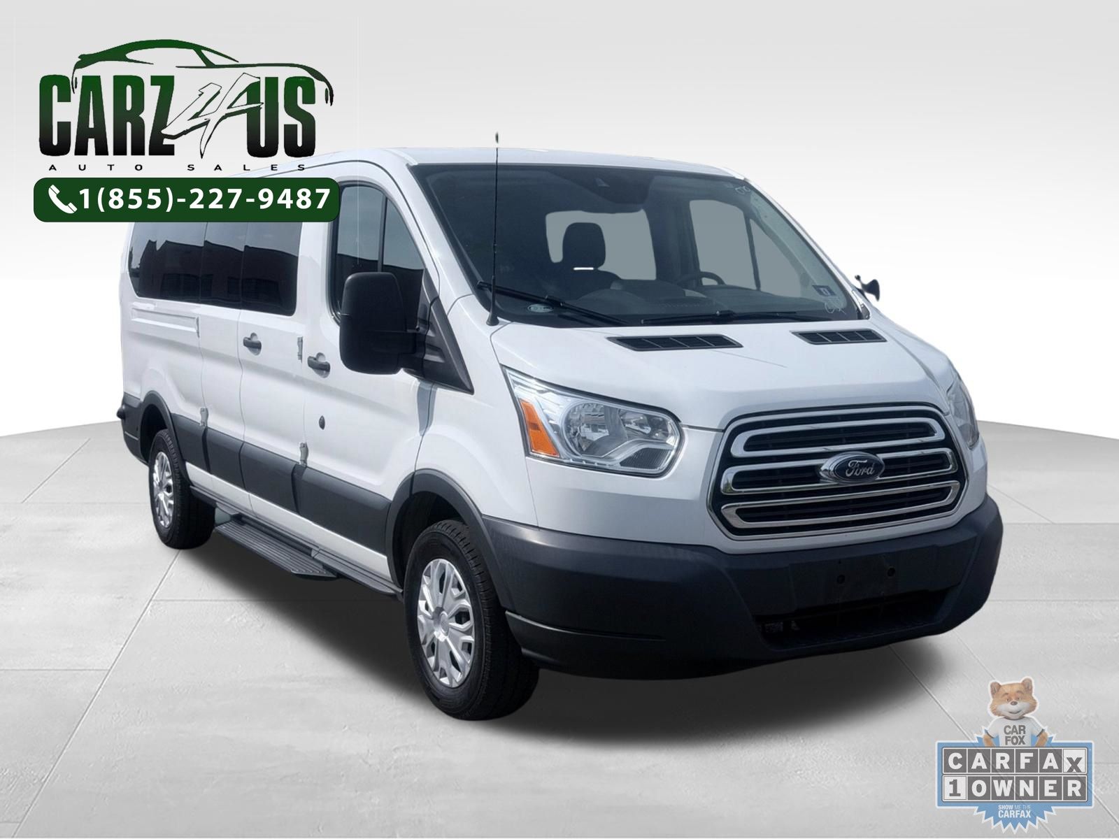 Oxford White 2016 Ford Transit Passenger Van Rear-Wheel Drive 6-Speed Automatic Overdrive