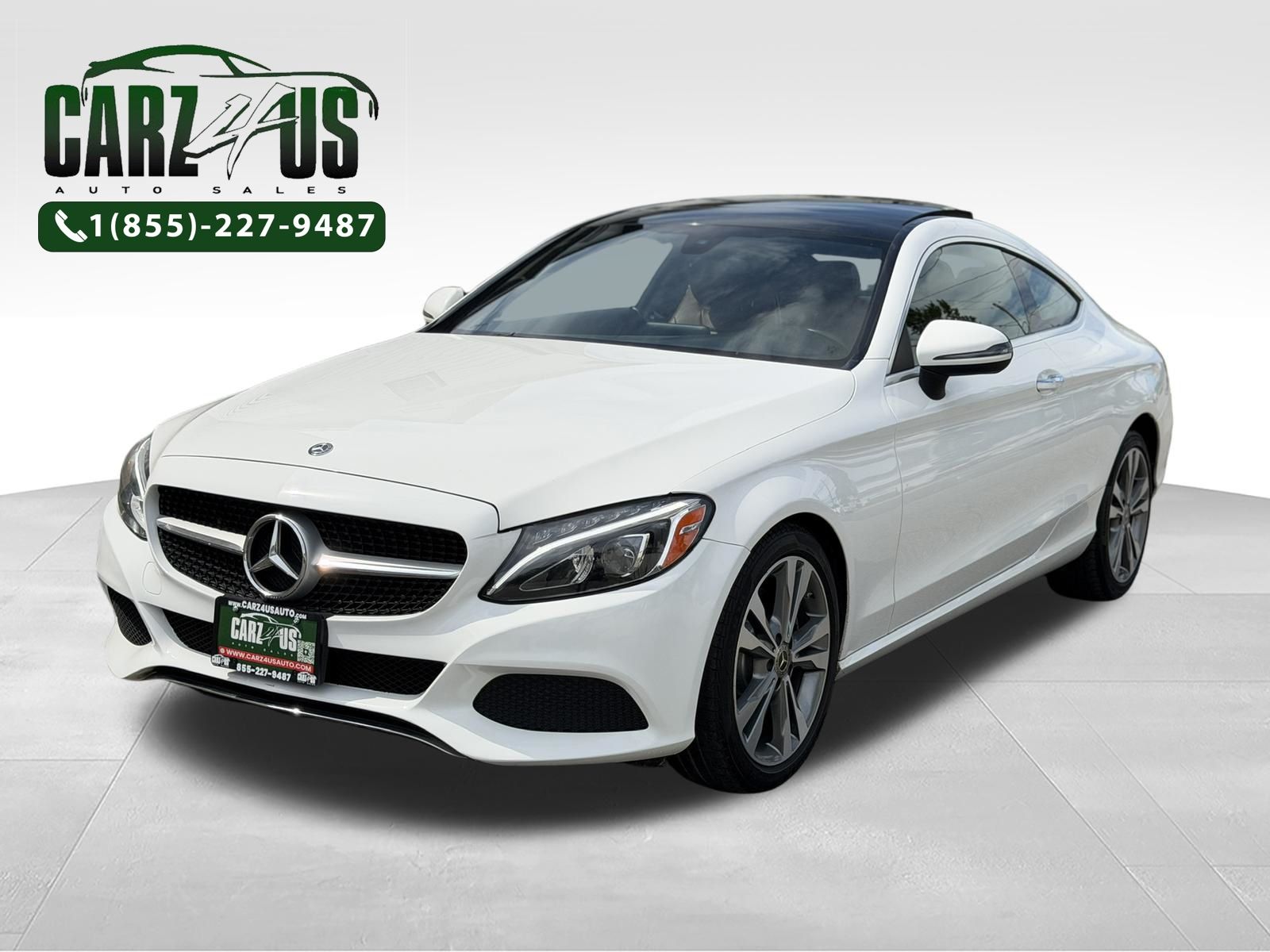 Polar White 2018 Mercedes-Benz C-Class Sedan All-Wheel Drive 9-Speed Automatic