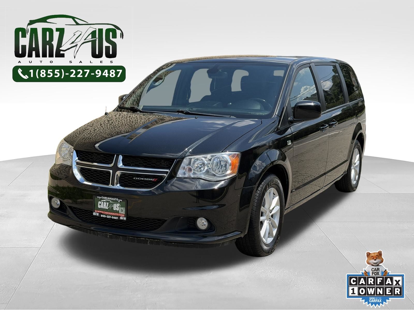 Brilliant Black Crystal Pearlcoat 2019 Dodge Grand Caravan Minivan Front-Wheel Drive 6-Speed Automatic