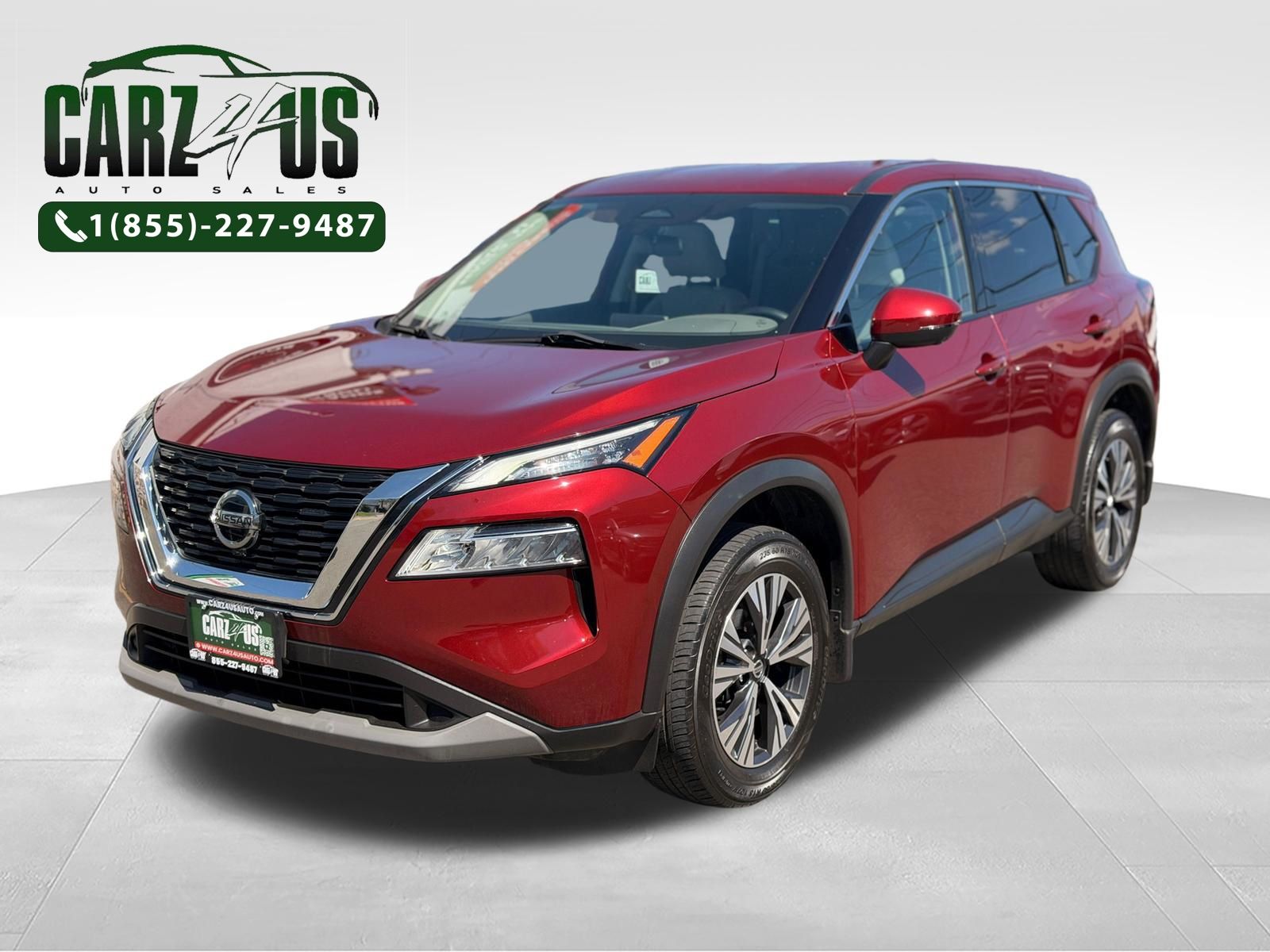 Red (Scarlet Ember Tintcoat) 2021 Nissan Rogue SUV / Crossover All-Wheel Drive Continuously Variable Transmission