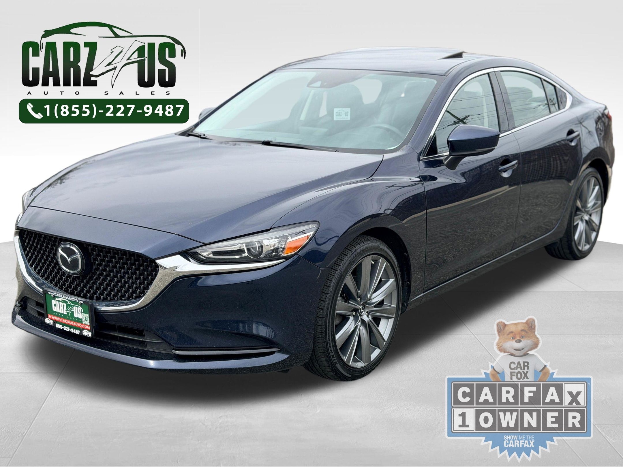 Deep Crystal Blue Mica 2019 Mazda MAZDA6 Touring FWD Sedan Front-Wheel Drive 6-Speed Automatic