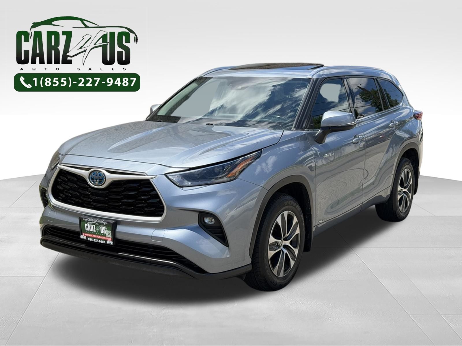 Moon Dust 2021 Toyota Highlander Hybrid SUV / Crossover All-Wheel Drive Continuously Variable Transmission