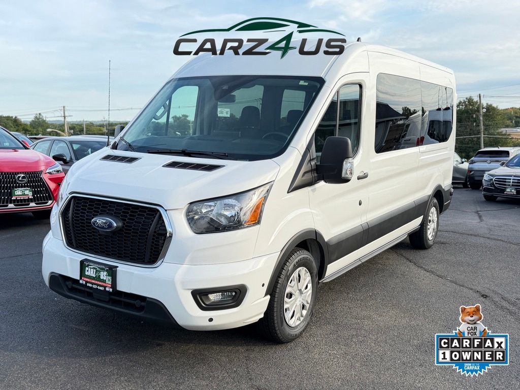 Oxford White 2024 Ford Transit Passenger Van Rear-Wheel Drive Automatic