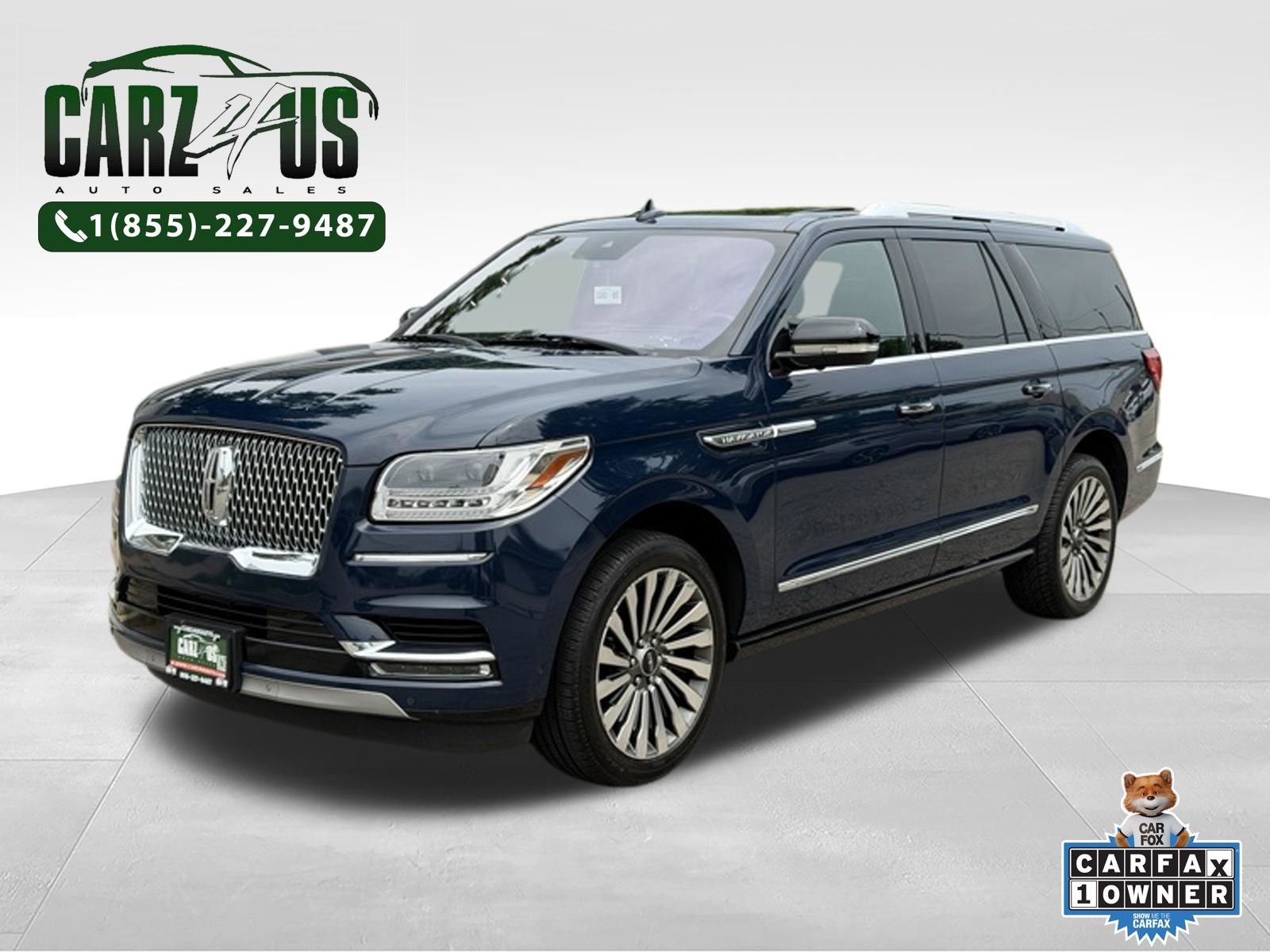 Blue 2019 Lincoln Navigator SUV / Crossover Four-Wheel Drive Automatic