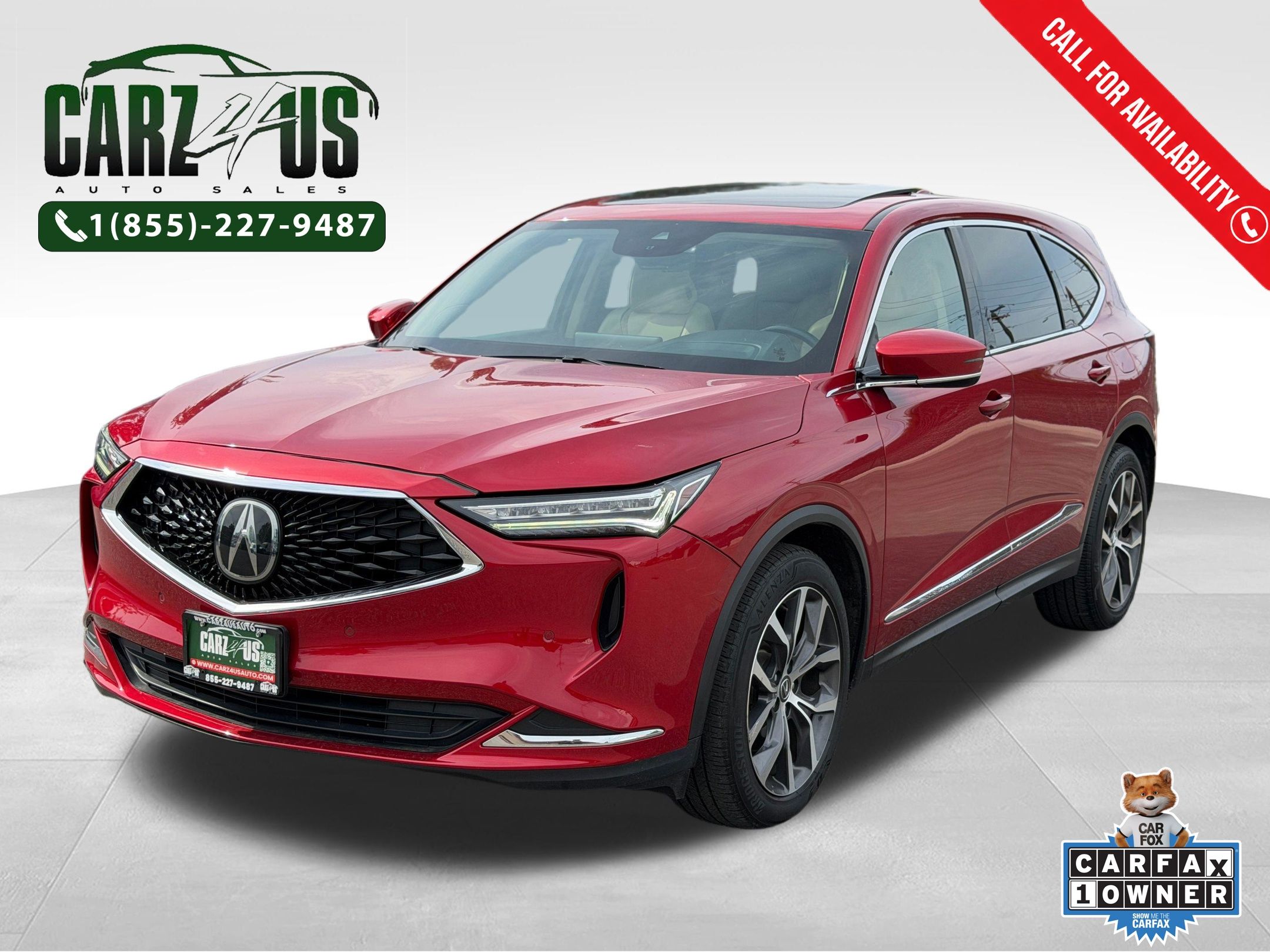 Performance Red Pearl 2024 Acura MDX SUV / Crossover All-Wheel Drive Automatic