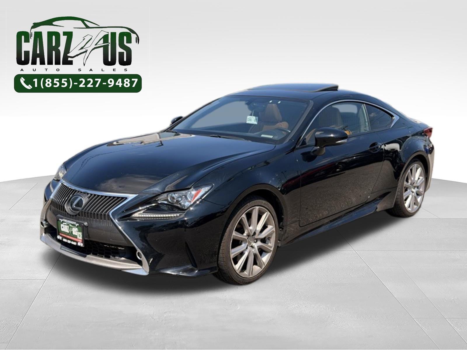 Black (Obsidian) 2016 Lexus RC Coupe All-Wheel Drive 6-Speed Automatic
