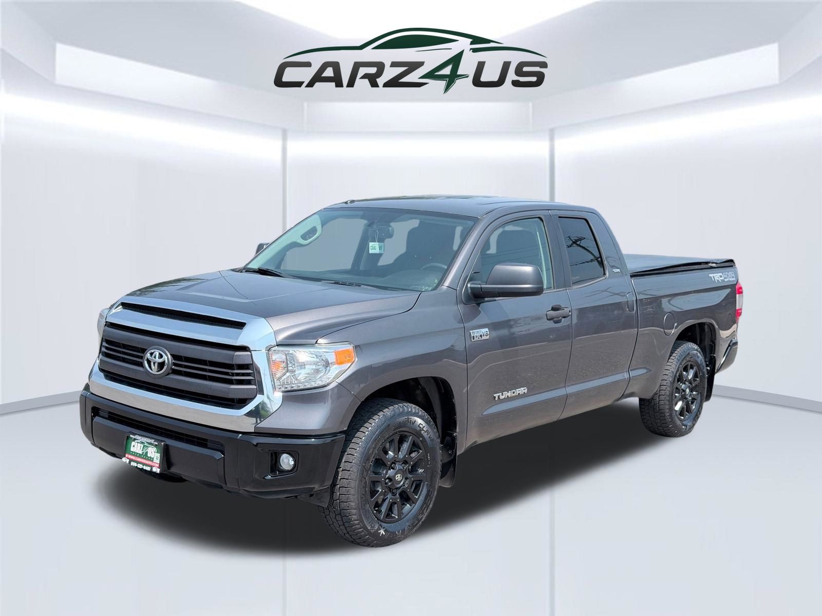 Magnetic Gray Metallic 2015 Toyota Tundra Pickup Truck Four-Wheel Drive 6-Speed Automatic Overdrive