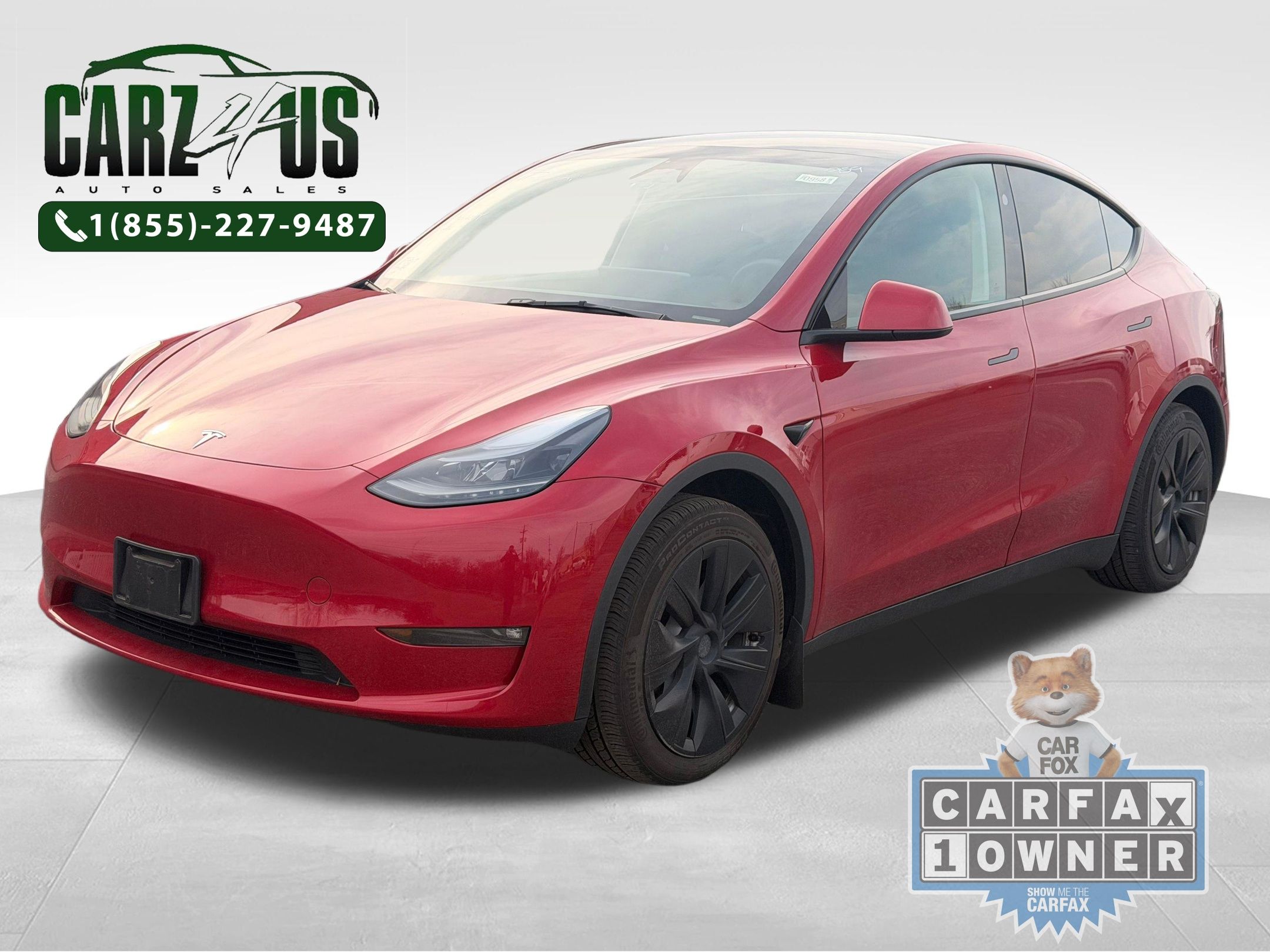 Red Multi-Coat 2023 Tesla Model Y Long Range AWD SUV / Crossover All-Wheel Drive 1-Speed Automatic