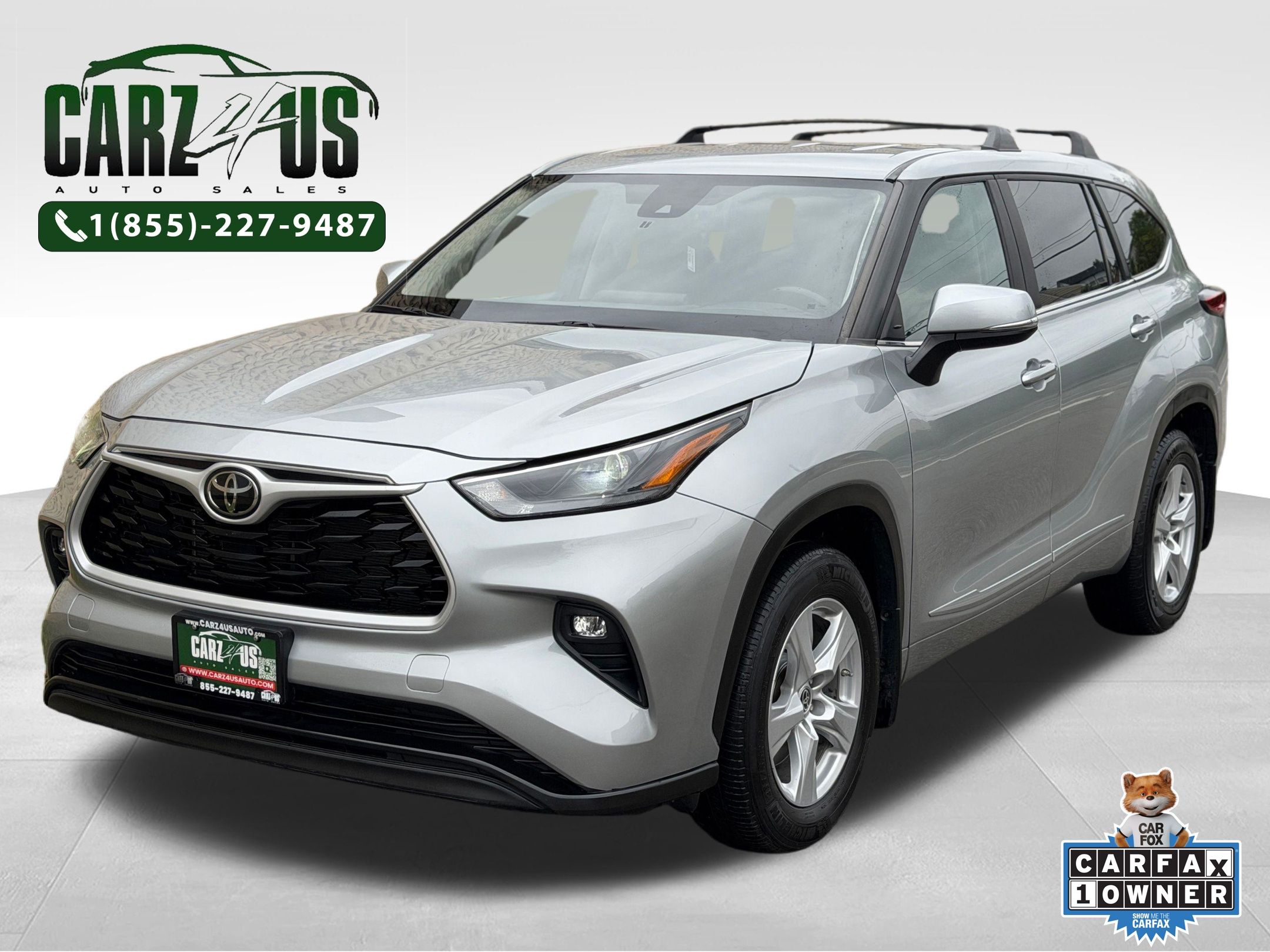 Celestial Silver Metallic 2023 Toyota Highlander SUV / Crossover All-Wheel Drive 8-Speed Automatic