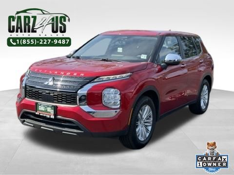 Red Diamond 2022 Mitsubishi Outlander SUV / Crossover All-Wheel Drive Continuously Variable Transmission