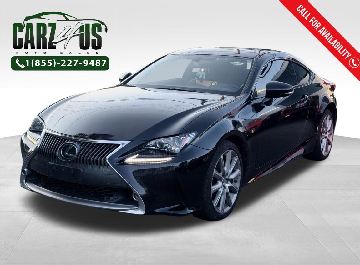 Black (Obsidian) 2016 Lexus RC Coupe All-Wheel Drive 6-Speed Automatic