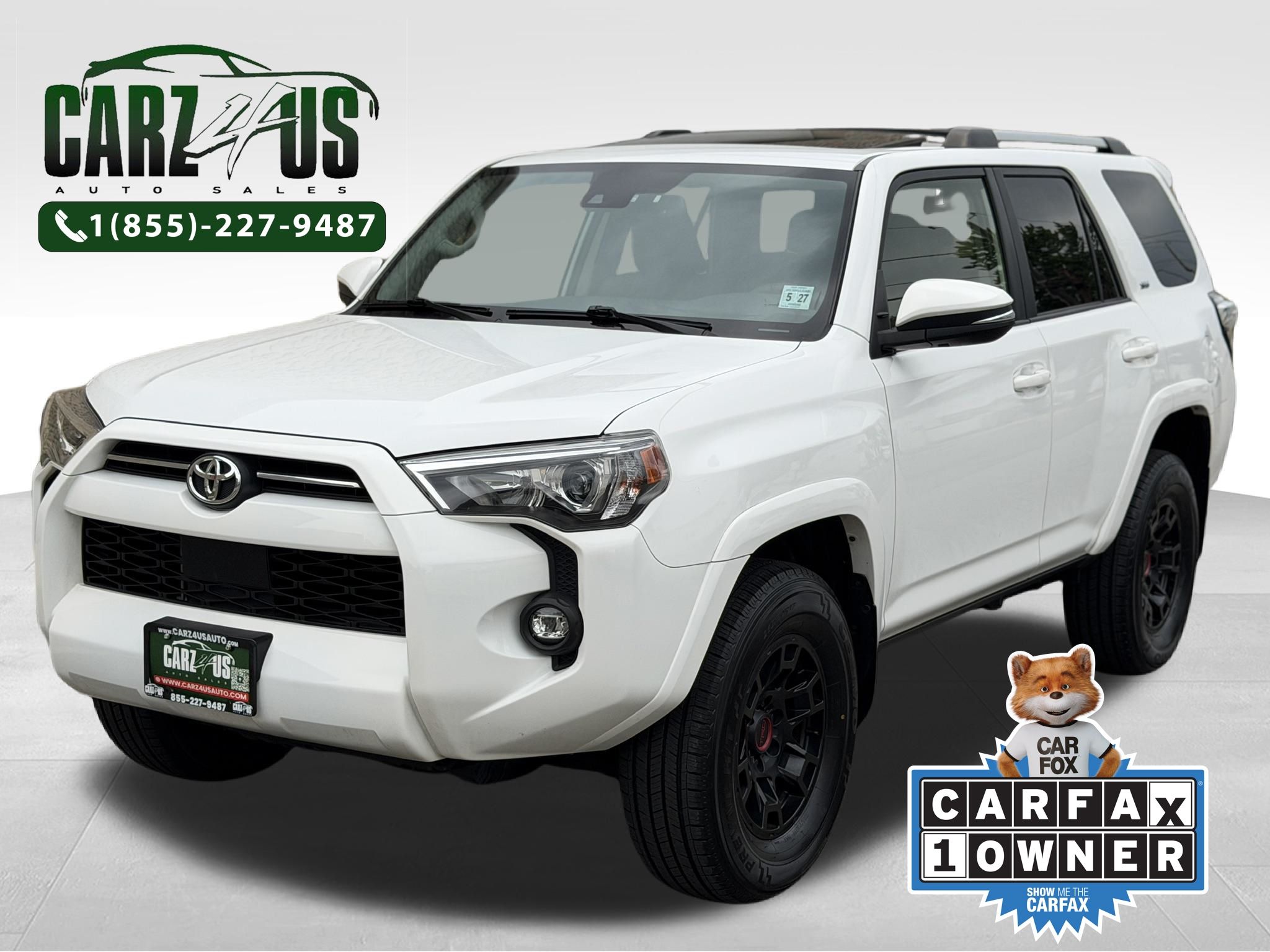 White 2022 Toyota 4Runner SR5 Premium 4WD SUV / Crossover Four-Wheel Drive 5-Speed Automatic