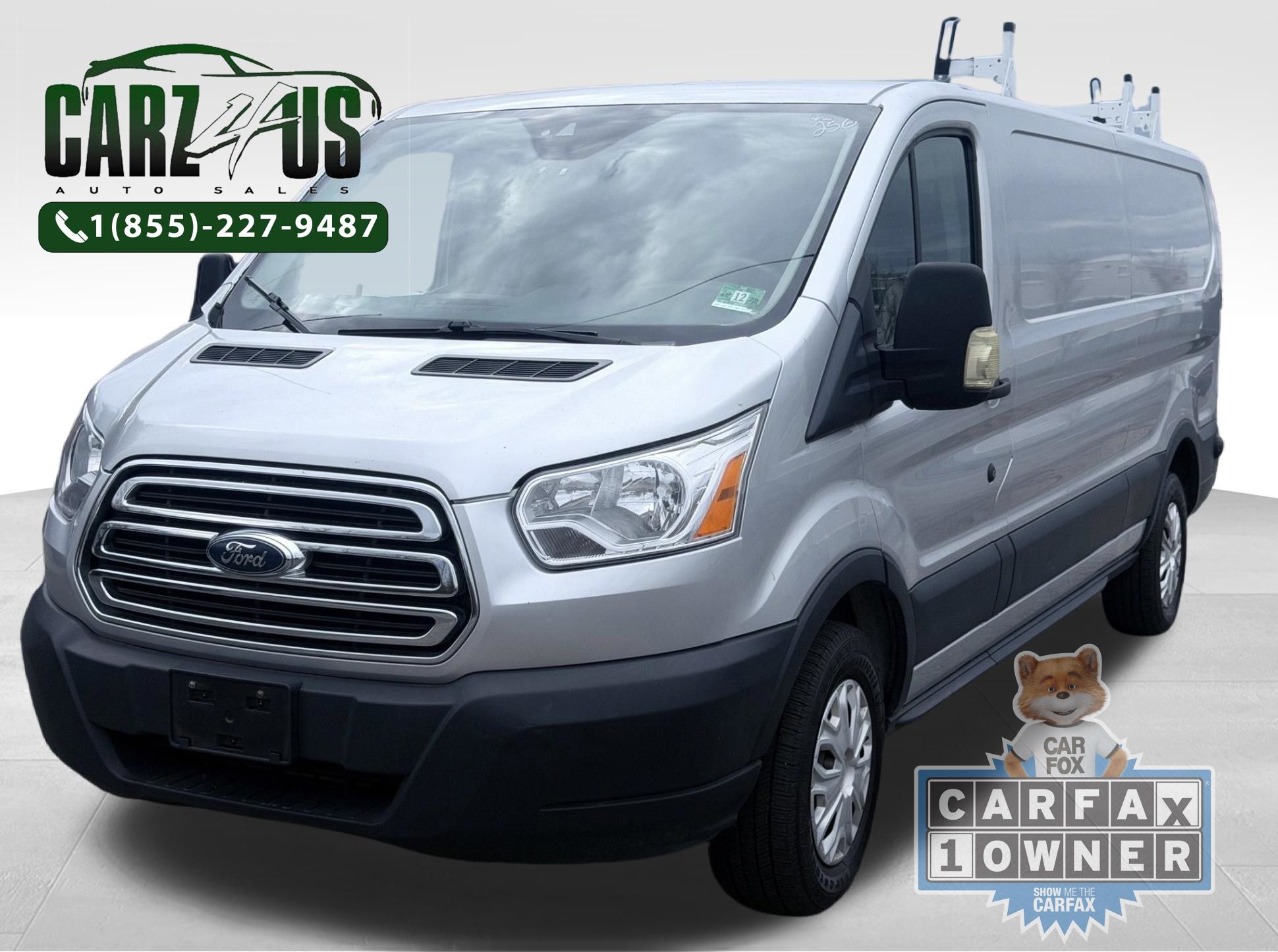 Ingot Silver 2019 Ford Transit Cargo 250 Low Roof LWB RWD with 60/40 Passenger-Side Doors Van Rear-Wheel Drive 6-Speed Automatic Overdrive